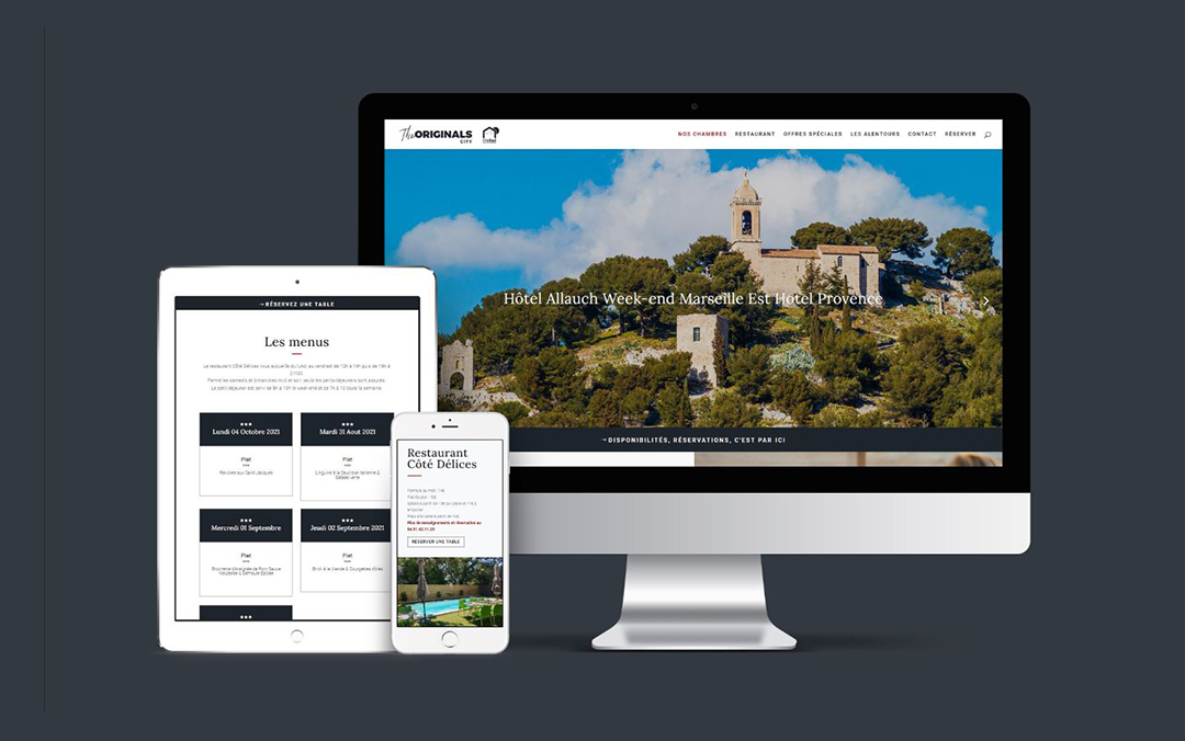 Réalisation du nouveau site internet de l’Hôtel Allauch